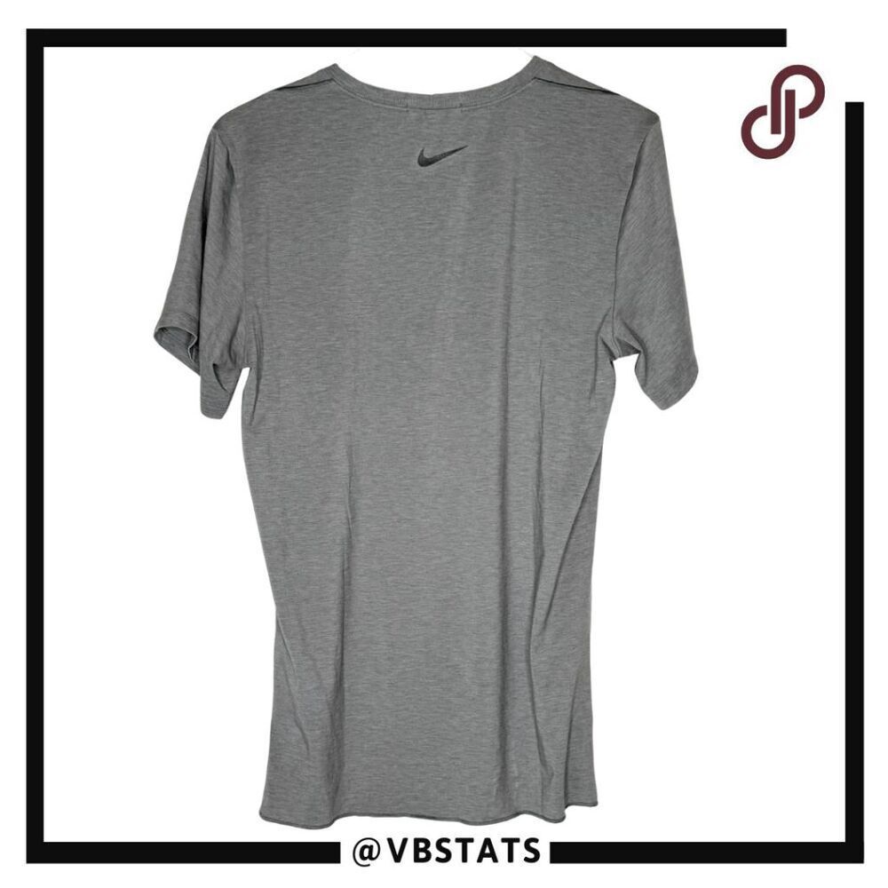 Nike Yoga Men's‎ Dri-Fit Heather Short Sleeve Athletic T-Shirt Gray Size Small